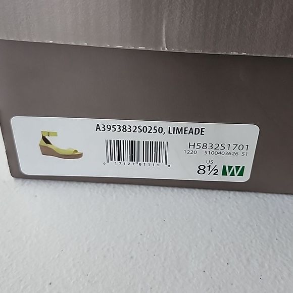 NIB Franco Sarto Limeade Espadrille Sandals, Size 8.5 Wide - Picture 5 of 6